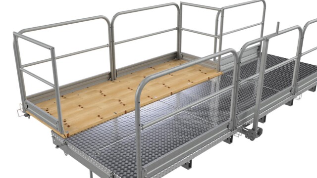 work platform sliding deck extension 9