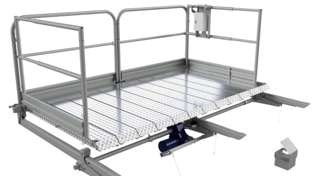 work platform sliding deck extension