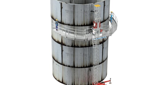 work platform snake extension on use