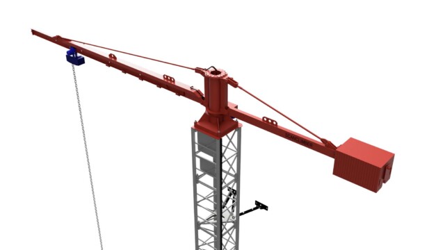 work platform top crane