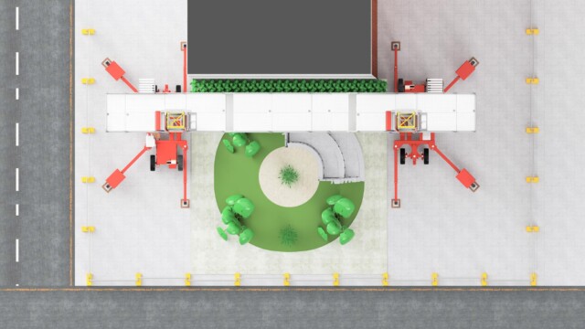 work platform 90 Degree Mast Adapter 9