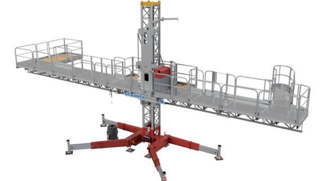 work platform hd chassis k position with platform