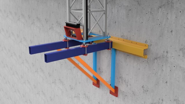 work platform wall chassis