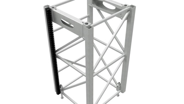 work platform heavy components mast adapter m70