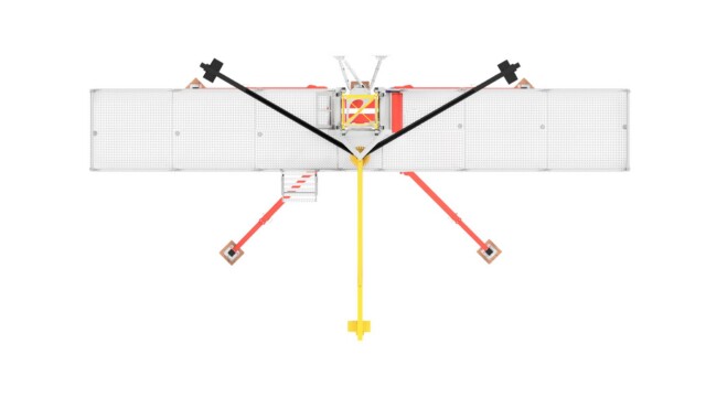 work platform lifting arm up