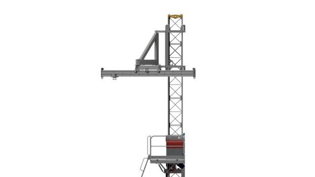 work platform lifting crane arm 3