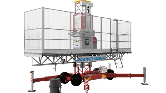 work platform SC8000 with 2m High Railings 1