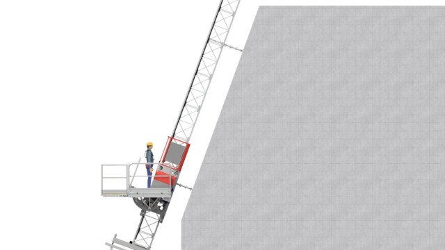 inclined work platform adapter