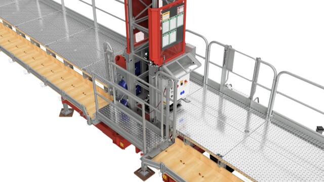 work platform Extension Bridge with Bricklaying Extensions