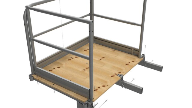 work platform Hinge Extension