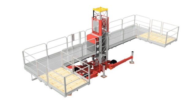 work platform Telescopic Extension 2.5m