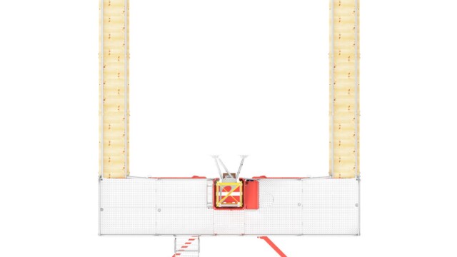 work platform Telescopic Extension 2.6m-6m 3