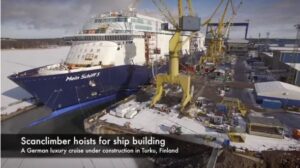 construction hoists in shipbuilding