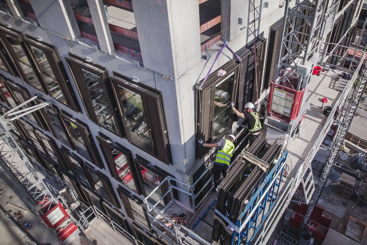 heidelberg europaplatz window installation